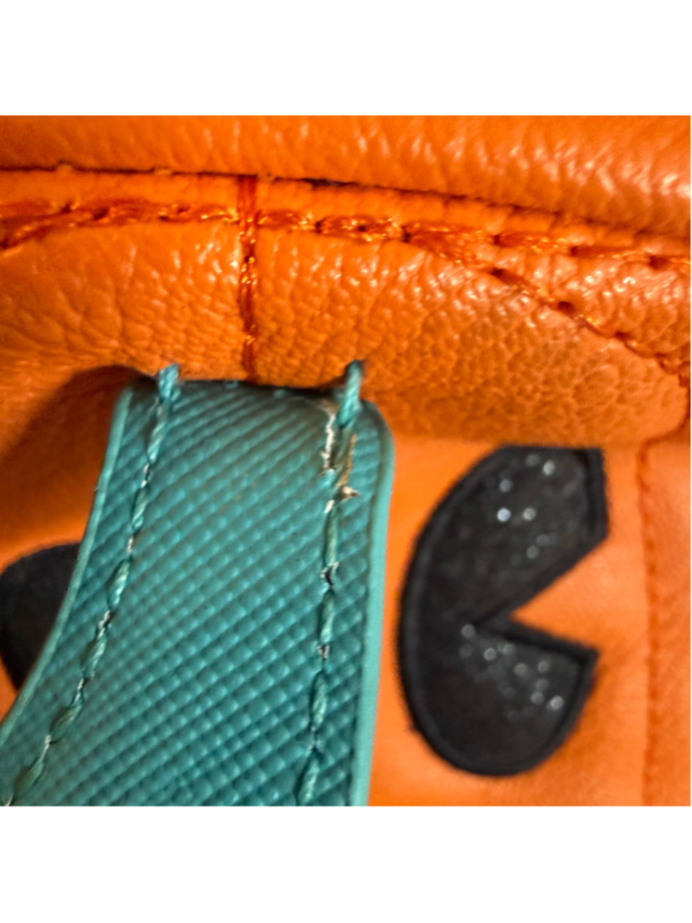 Disney Loungefly Mickey Mouse Pumpkin Halloween Mini Backpack Orange Spiderweb - Picture 4 of 14